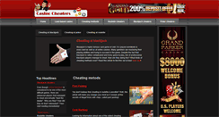 Desktop Screenshot of casino-cheaters.com