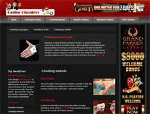 Tablet Screenshot of casino-cheaters.com